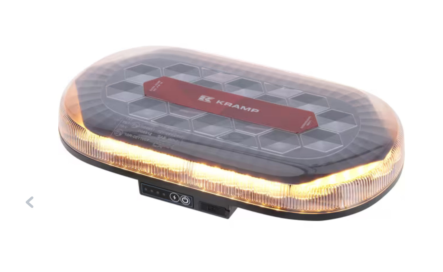 britax led light bar LA20160 Mini light bar LED rechargeable, with remote, amber, magnetic,