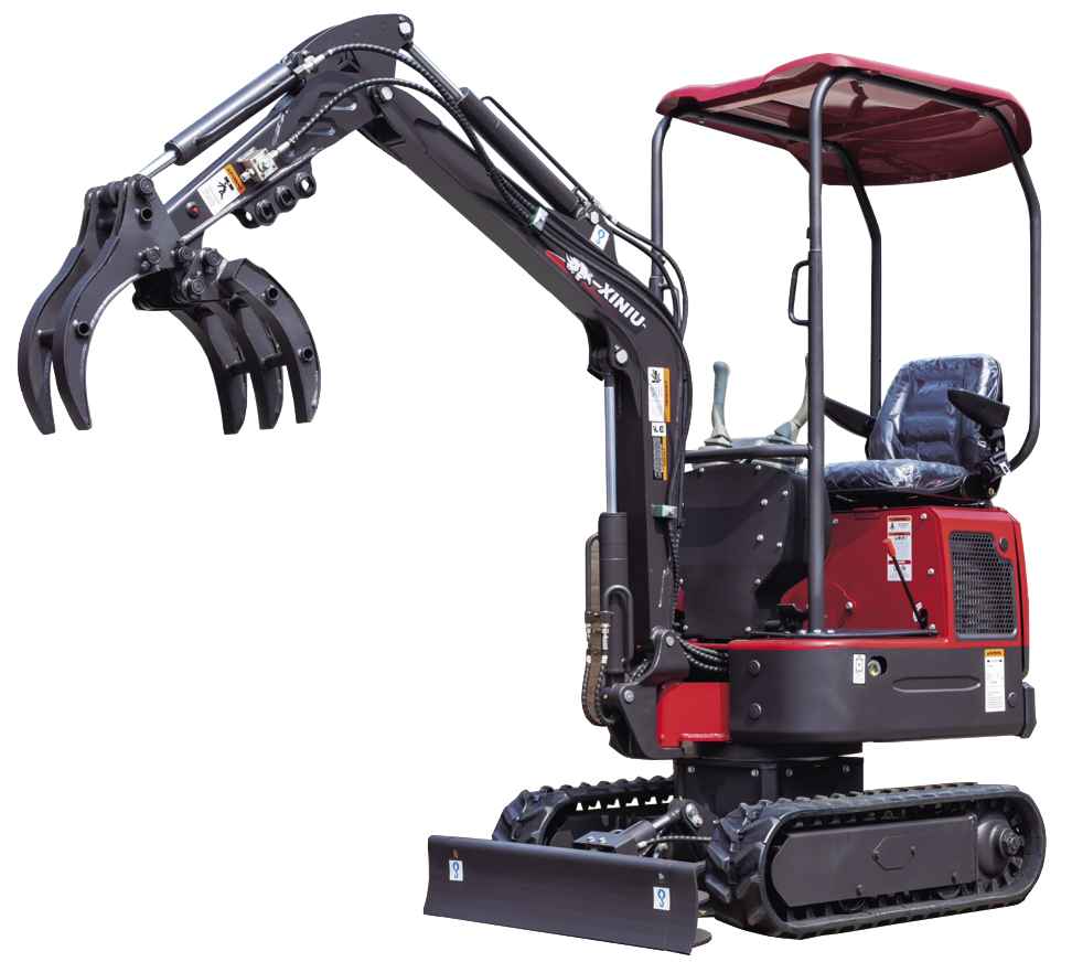 Mini Digger Rhinoceros Kubota XN12 Swing Boom