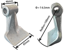 Flail Mower Hammer (Set of 5) for EFD / EFDH Flail Mower (G)
