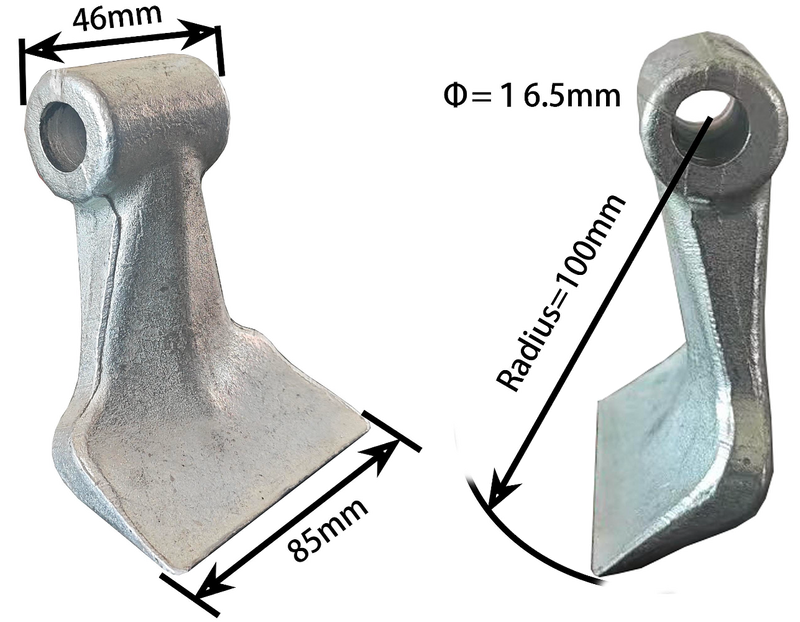 Flail Hammer (Set of 5) for EFD / EFDH Flail Mower (G)
