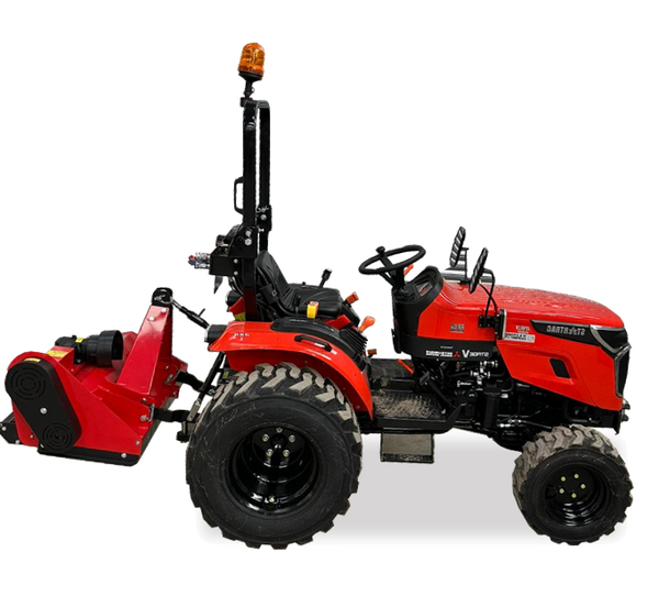 Captain 223-8G CUB 4WD and Flail Mower Combo