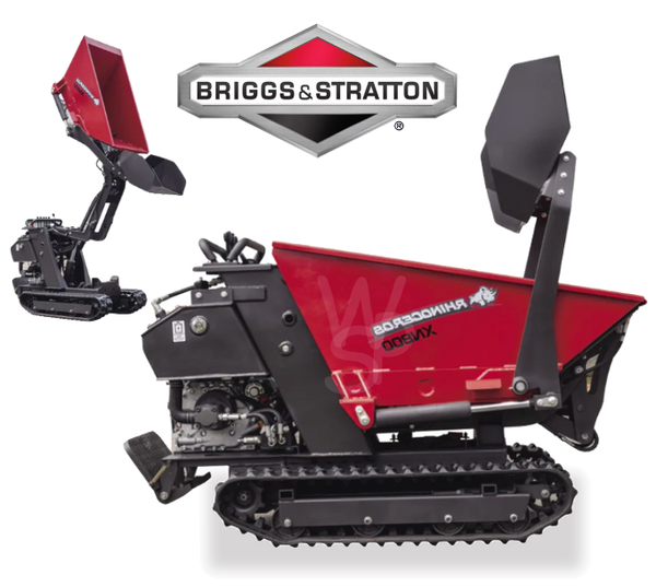 Mini Dumper Tracked & High Hydraulic Tip XN800 Briggs & Stratton