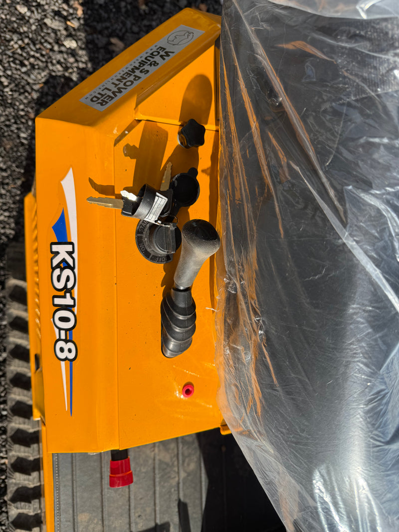 Mini Digger Rhinoceros KS10-8 Swing Boom Includes 200/300/500 Bucket & Removable Roof