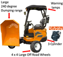 Dumper KS3000 Kubota engine