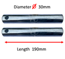 Excavator Bucket Pins 30mm No Head (1 set 2 Pins)