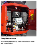 Mini Digger Rhinoceros MY660 Swing Boom Includes 200/300/500 Bucket & Removable Roof