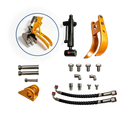 Mini Digger Hydraulic Thumb kit 30mm pins