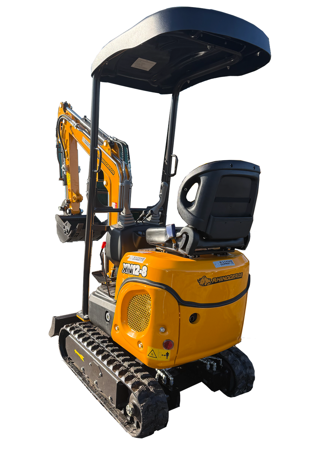 mimi17〜19ビーンズ君x8 Mini Digger Rhinoceros XN12-8 Kubota Swing Boom & Extension Tracks Inc