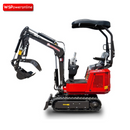Mini Digger Rhinoceros KS10-8 Swing Boom Includes 200/300/500 Bucket & Removable Roof