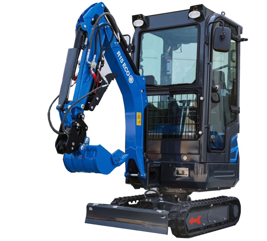 Mini R15 Mini Digger RIPPA R15 Includes With Full Cab 200/300/500 Buckets