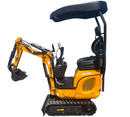 Mini Digger Rhinoceros XN660 Swing Boom Includes 200/300/500 Bucket & Removable Roof