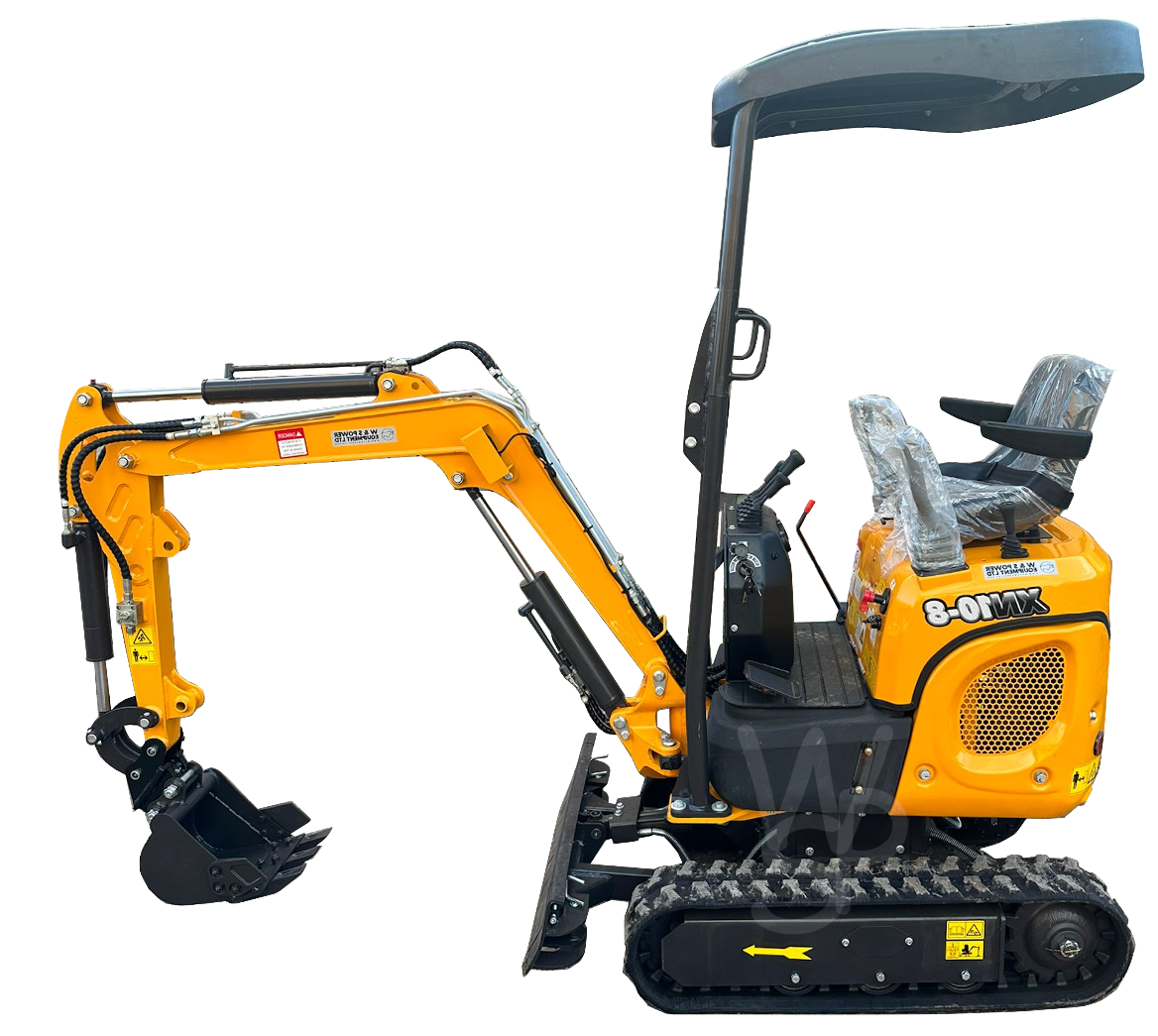 Mini Digger Rhinoceros XN10-9 (Swing Boom & Extension Tracks) Includes