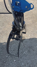 MINI DIGGER ROTATING LOG GRAB
