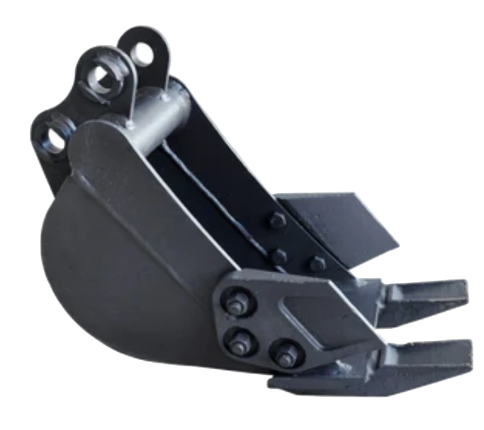 Digger Bucket Rack Mini Digger Bucket 200mm (25mm Pin)
