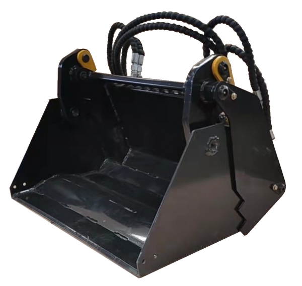 4 : 1 Bucket 1200mm front view for Rhinoceros Mini-Digger