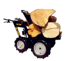 Mini Dumper Flat Bed carrying logs
