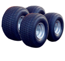 Mini Dumper Lawn / Turf Tyres, Set of 4, Diameter 490mm Width 240mm