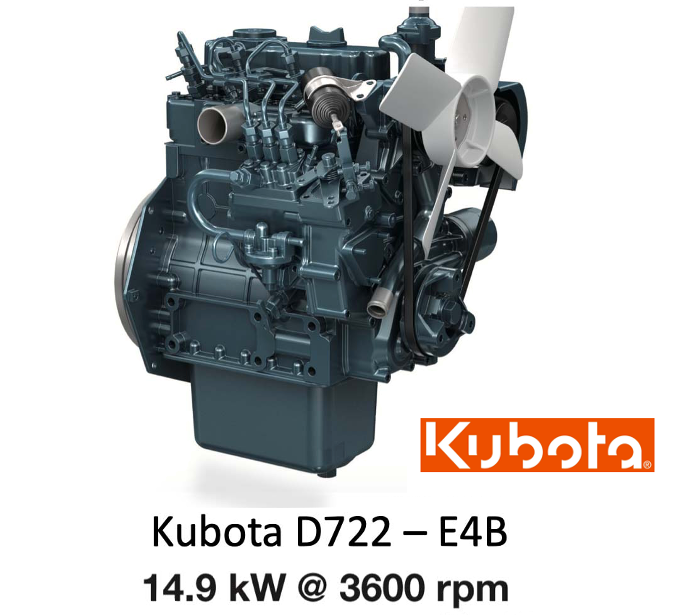 Mini Digger Rhinoceros XN12-8 Kubota Swing Boom