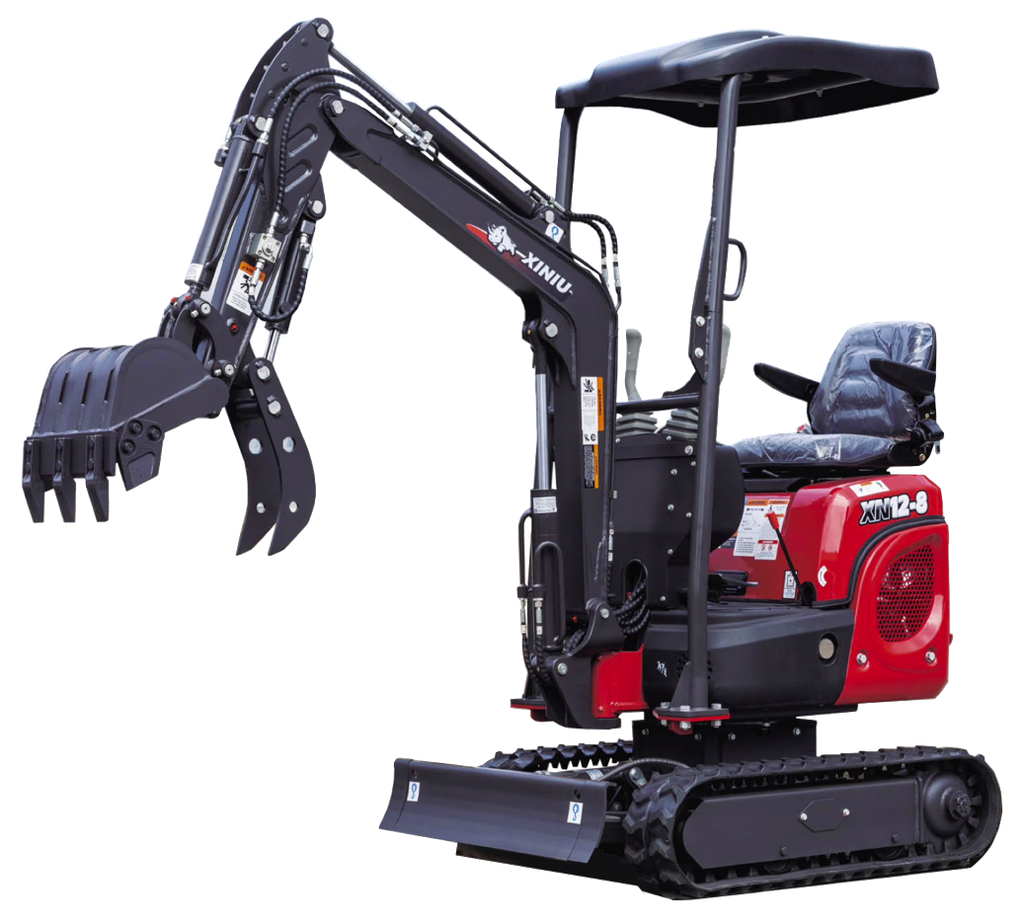 Mini Digger Rhinoceros XN12-8 Kubota Swing Boom Includes 200/300/500 B Mini Digger Rhinoceros XN12-8 Kubota Swing Boom Includes 200/300/500 B