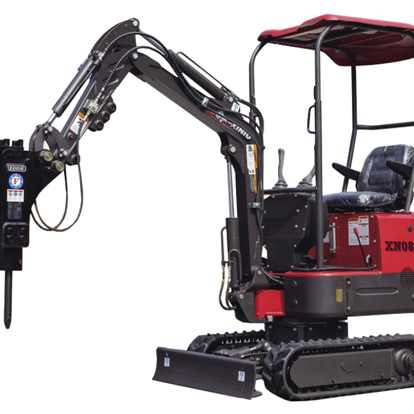 Mini Digger Rhinoceros XN08 Standard Boom Includes 200/300/500 Bucket