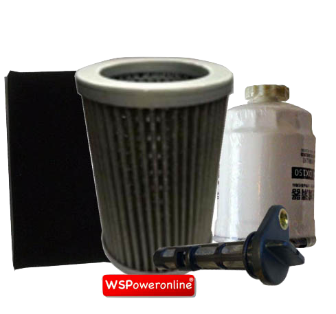 Service Kit XN10-8 - Air Filter, Fuel Filter, Oil Filter, Hydraulic Oil Filter.