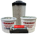 Service Kit XN12 Yanmar Engine - Air Filter, Fuel Filter, Oil Filter, Hydraulic Oil Filter