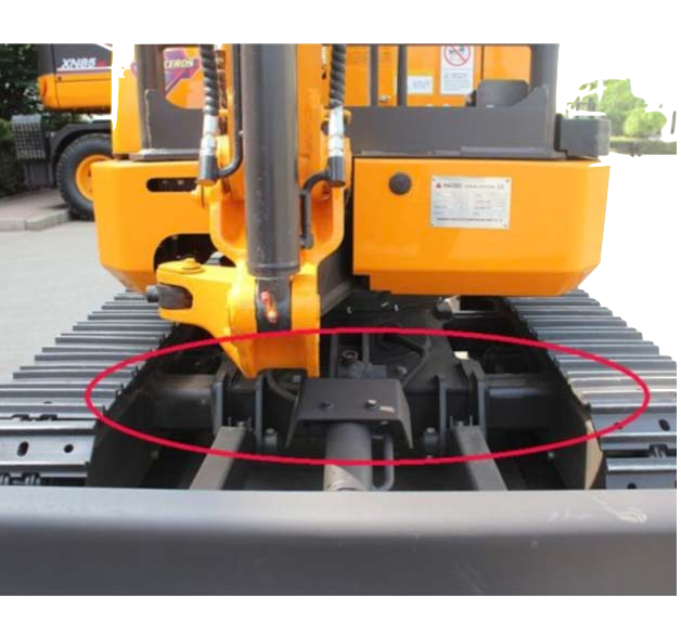 Rhinoceros XN18 Mini Digger Expanding Tracks