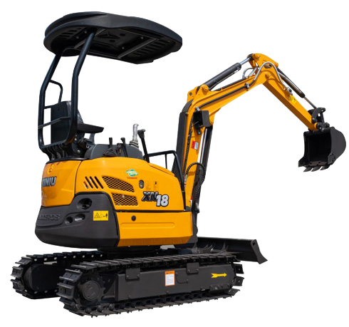 Rhinoceros XN18 Mini Digger Side view